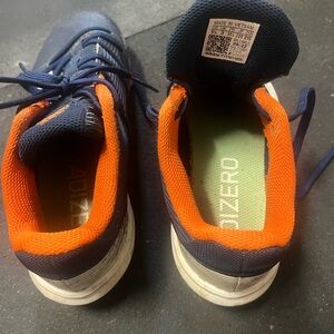 Boy’s' Navy and Orange baseball cleats, Adidas